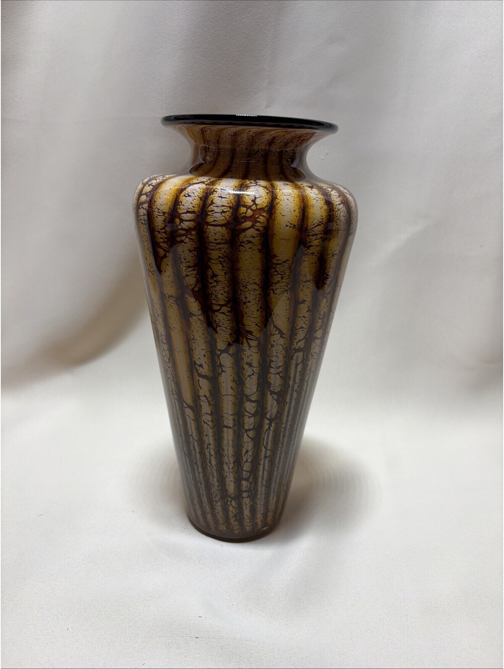 GartnerBlade Glass - Strata Vase Urn - Signed By Gartner Blade